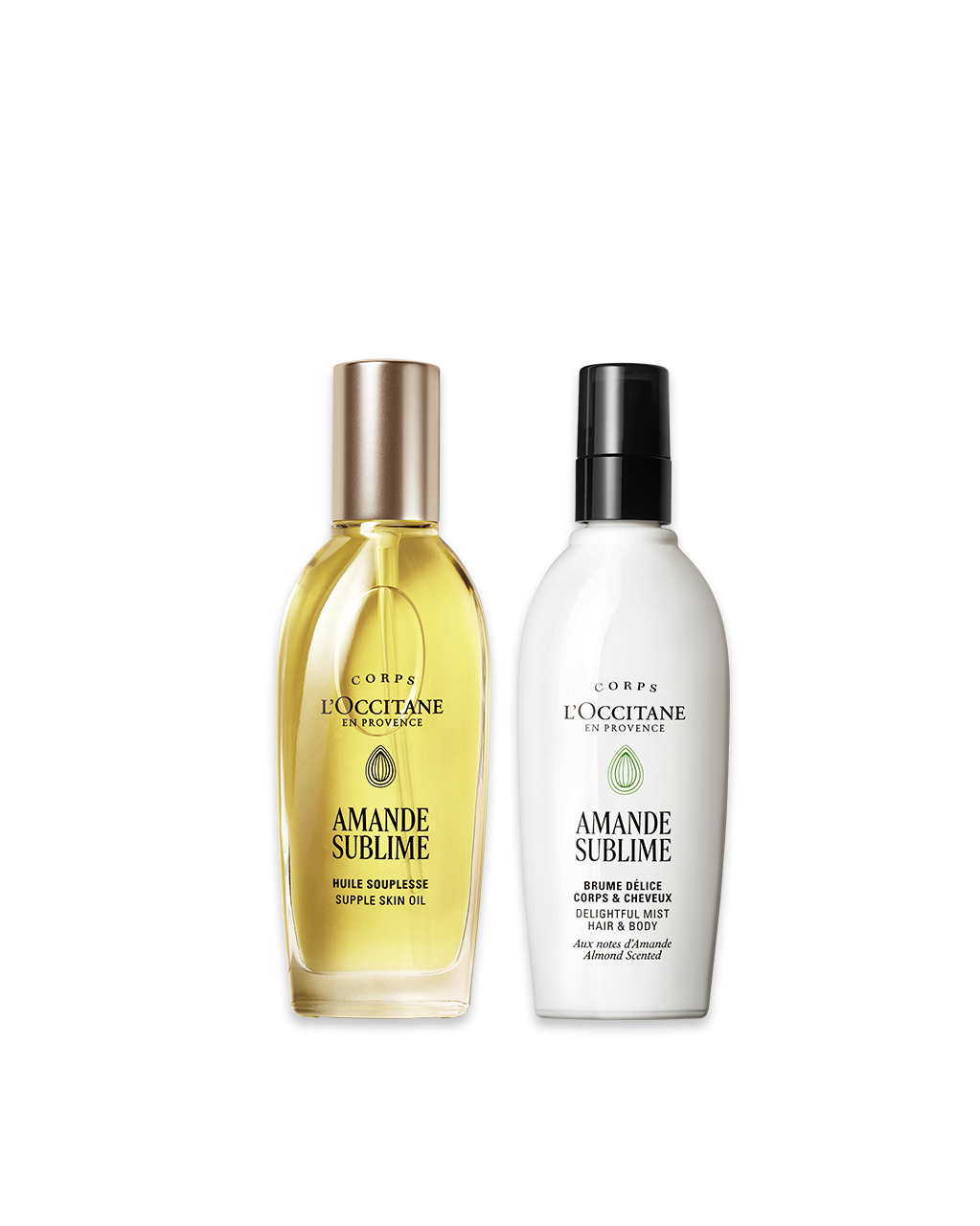 Óleo Firmador Hidratante e Mist Perfumado Amande Sublime